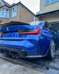 BMW G8X M3 M4 Rear Reflector Inserts - Gloss black